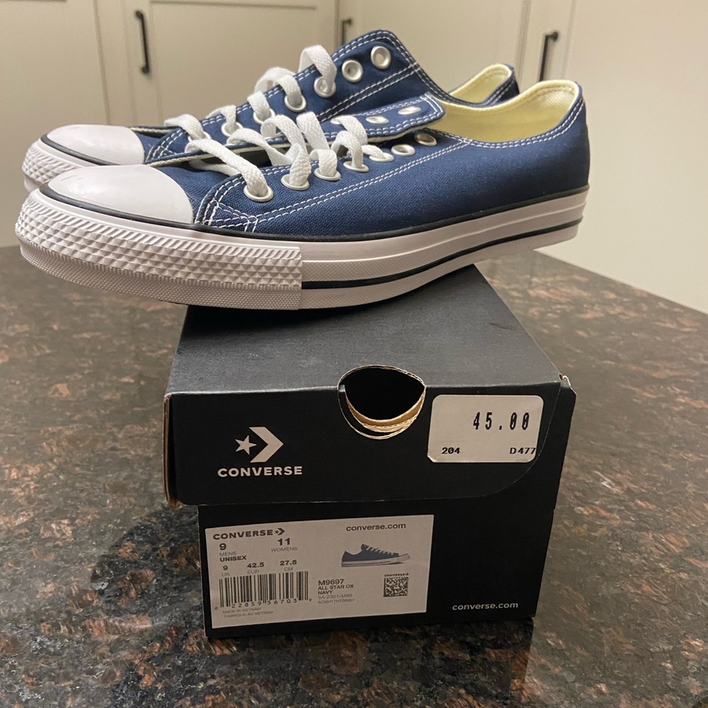 Converse Blue and White Chuck Taylor All-Star Sneakers